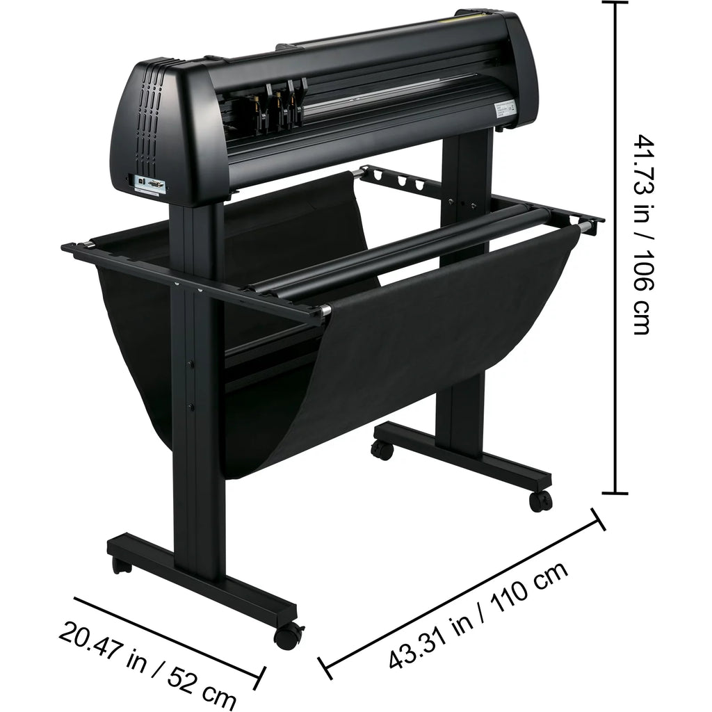 Vinyl Cutter, 34 in / 870 mm Vinyl Plotter, Off-line LCD Cutting Machine F65749