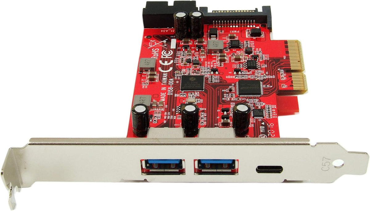 USB 3.1 5-Port PCIe 3.0 Card with USB-C and USB-A X700