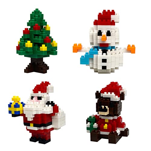 4 Pack Christmas Building Block Toys M2816