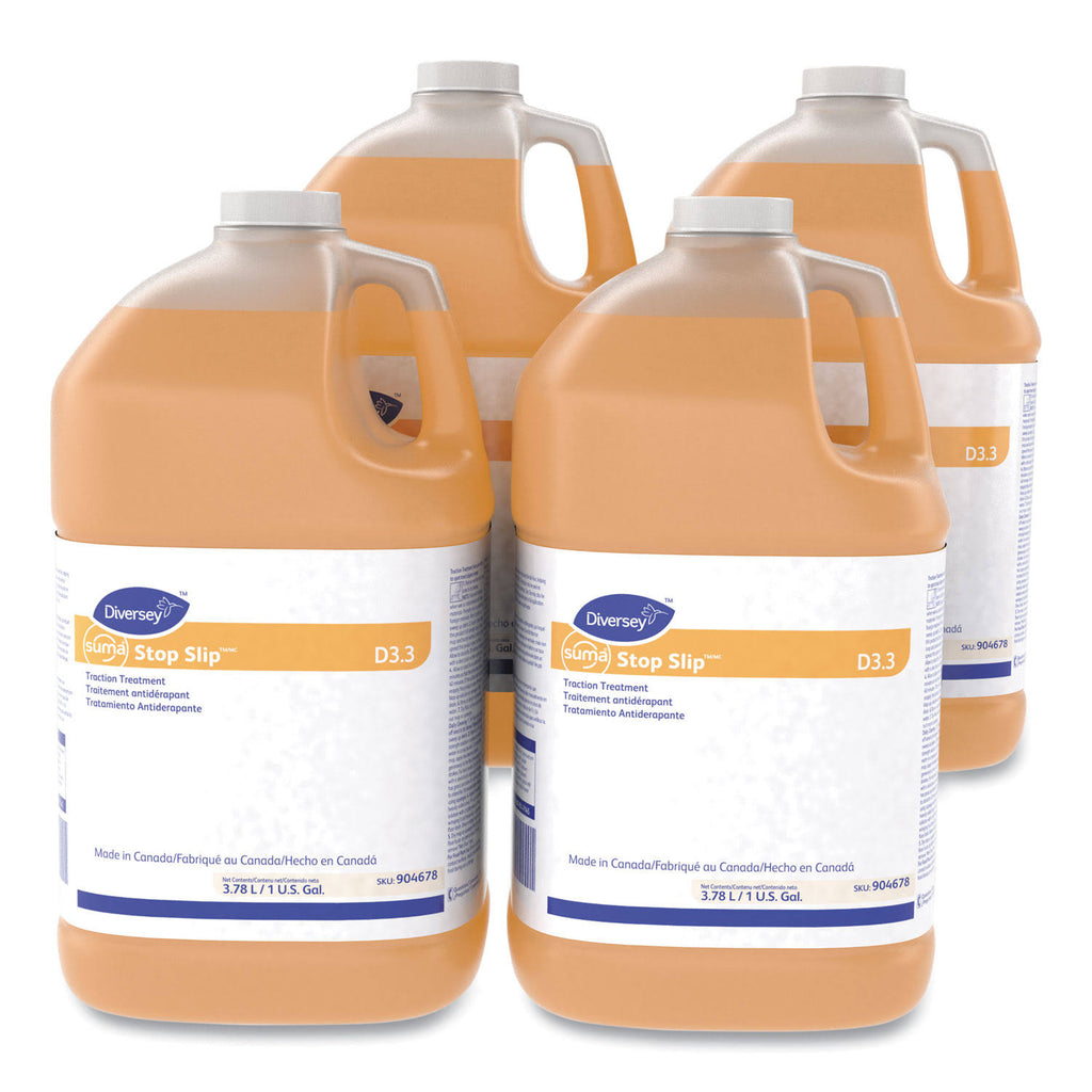 Suma Stop Slip Traction Treatment, Unscented, 1 Gal Bottle, 4/Carton I592760
