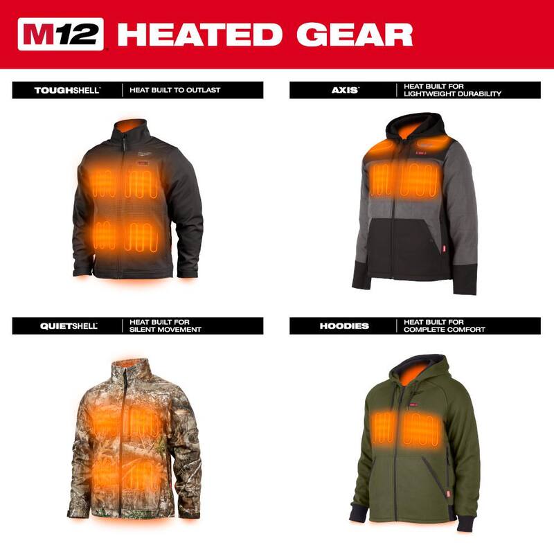 Black Heated Jacket Hoodie I3542