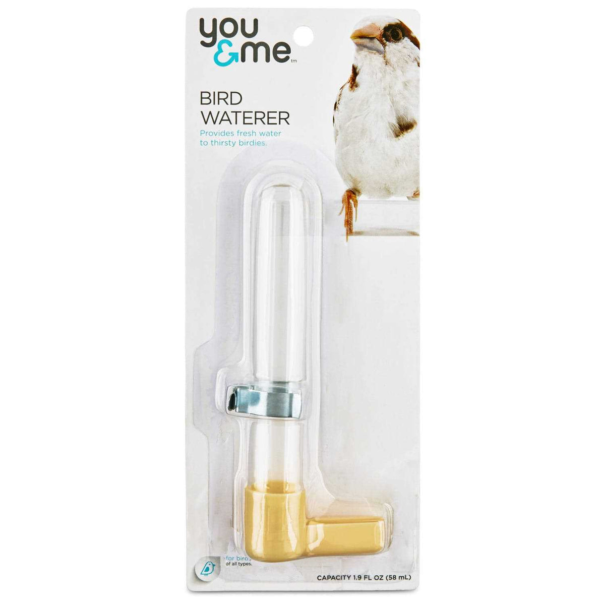 Glass Bird Waterer O813859