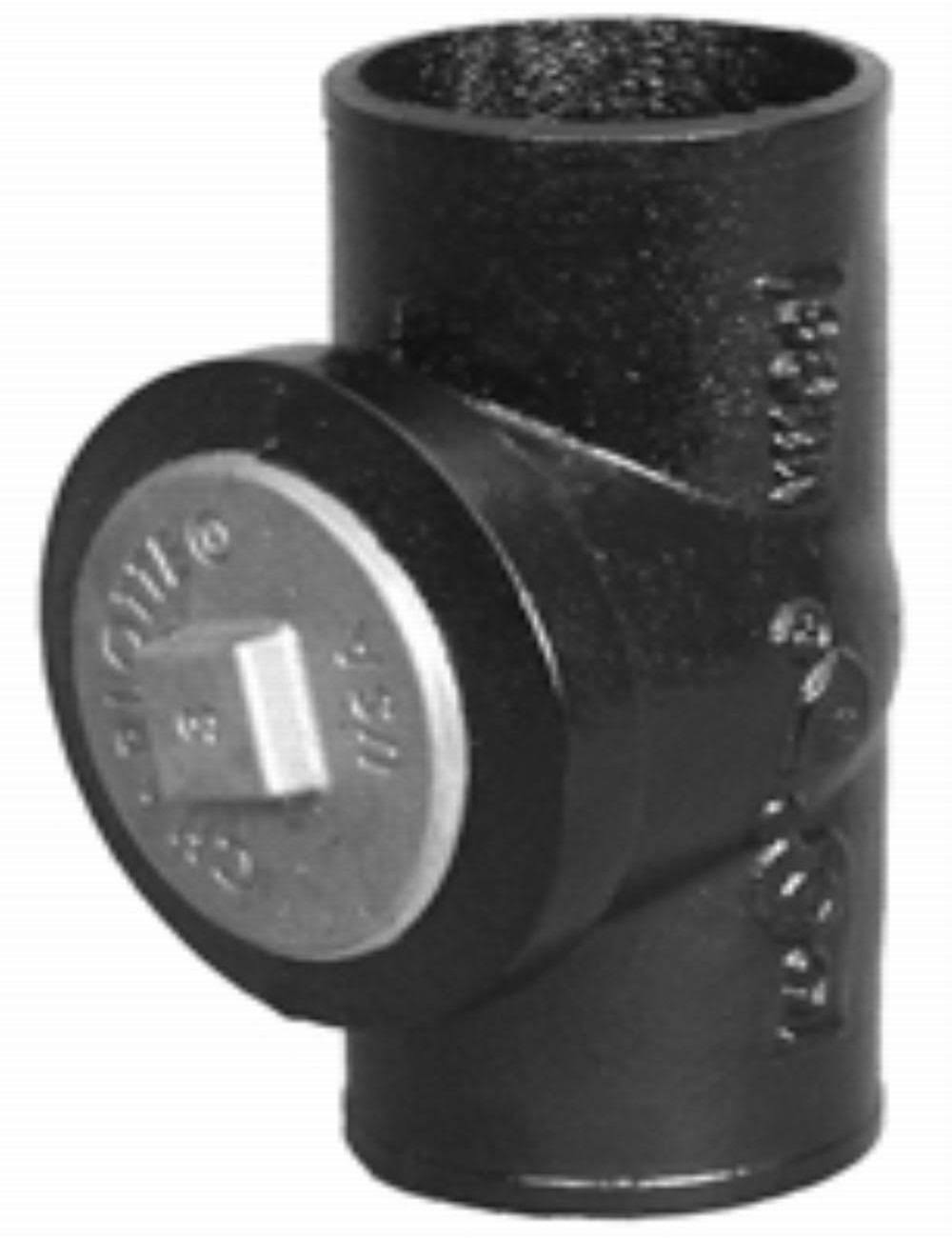 No Hub Cast Iron Clean Out Tee 3x22 D9356