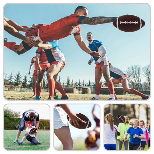 2 Pcs Inflatable Football Bouncy Rugby Race Outdoor Play G186456