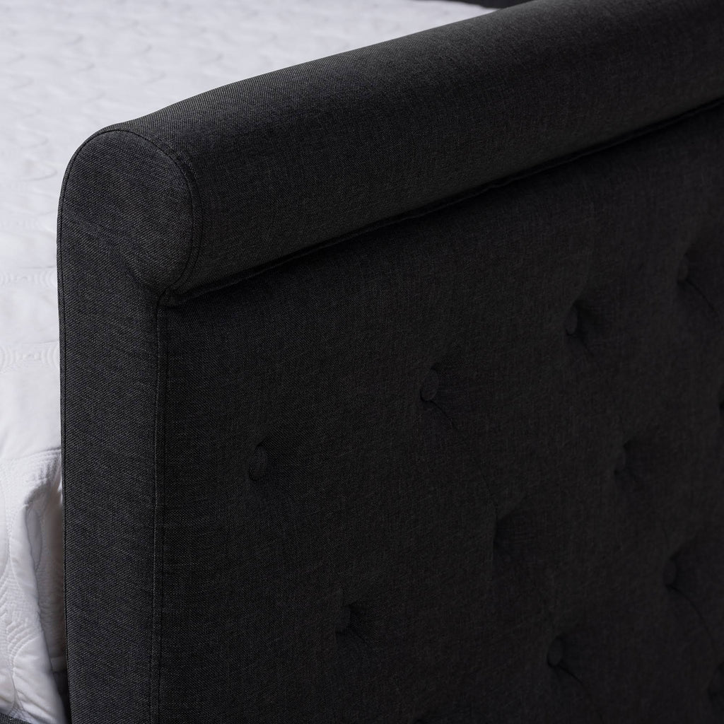 Queen Dark Grey Daybed with Trundle M709