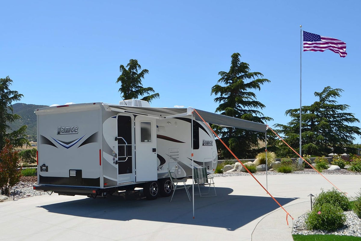 White RV Awning Stabilizer Kit J80946