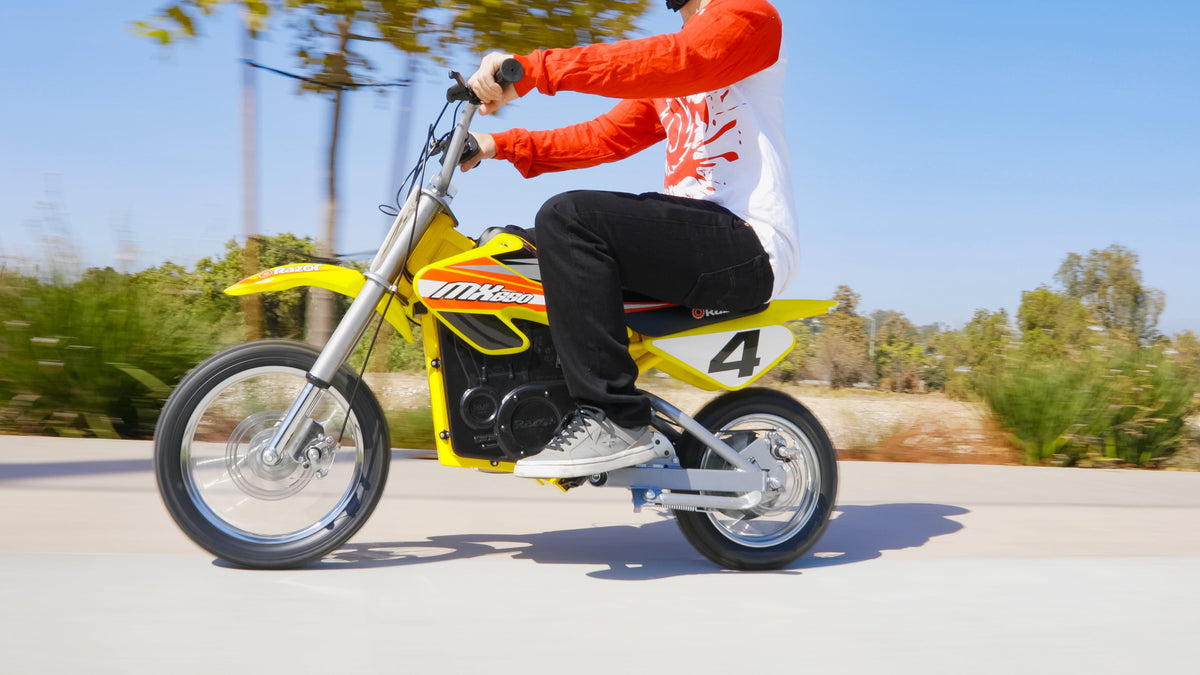 Electric-Powered Dirt Bike R358128