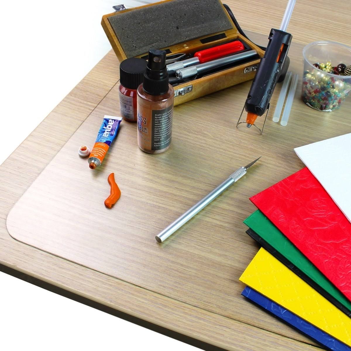 Clear 35 inch x 71 inch Polycarbonate Table Protector B2187