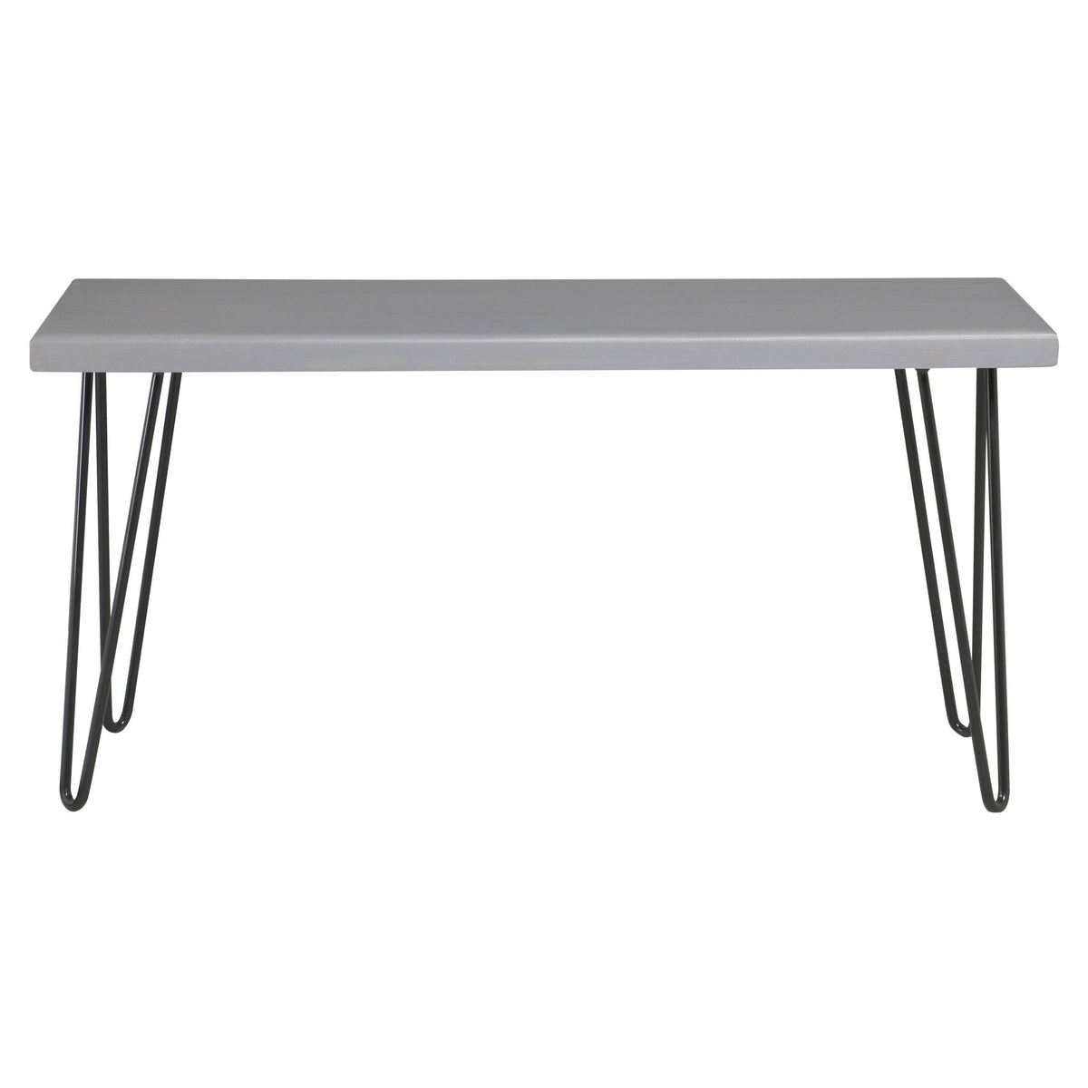 Weathered Gray Wood Bench D62570