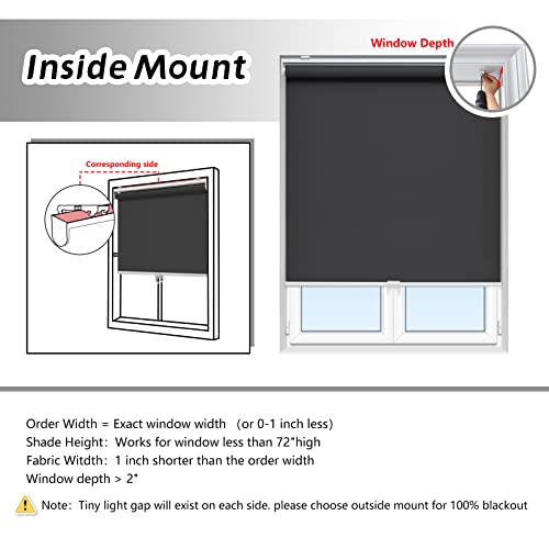 Cordless Blackout Roller Shades P147