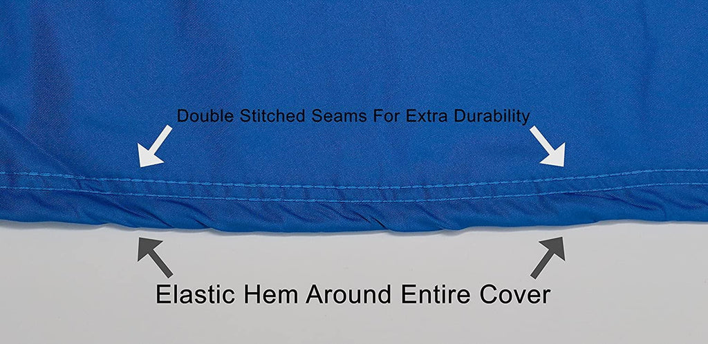 Blue / Black Jet Ski Cover with Trailer Straps and Storage Bag O82124