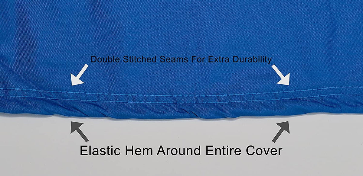 Blue / Black Jet Ski Cover with Trailer Straps and Storage Bag O82124
