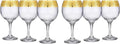 Wine Goblet Glasses 6 Pieces P657