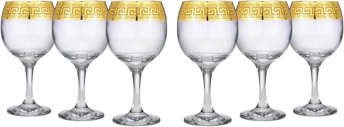 Wine Goblet Glasses 6 Pieces P657