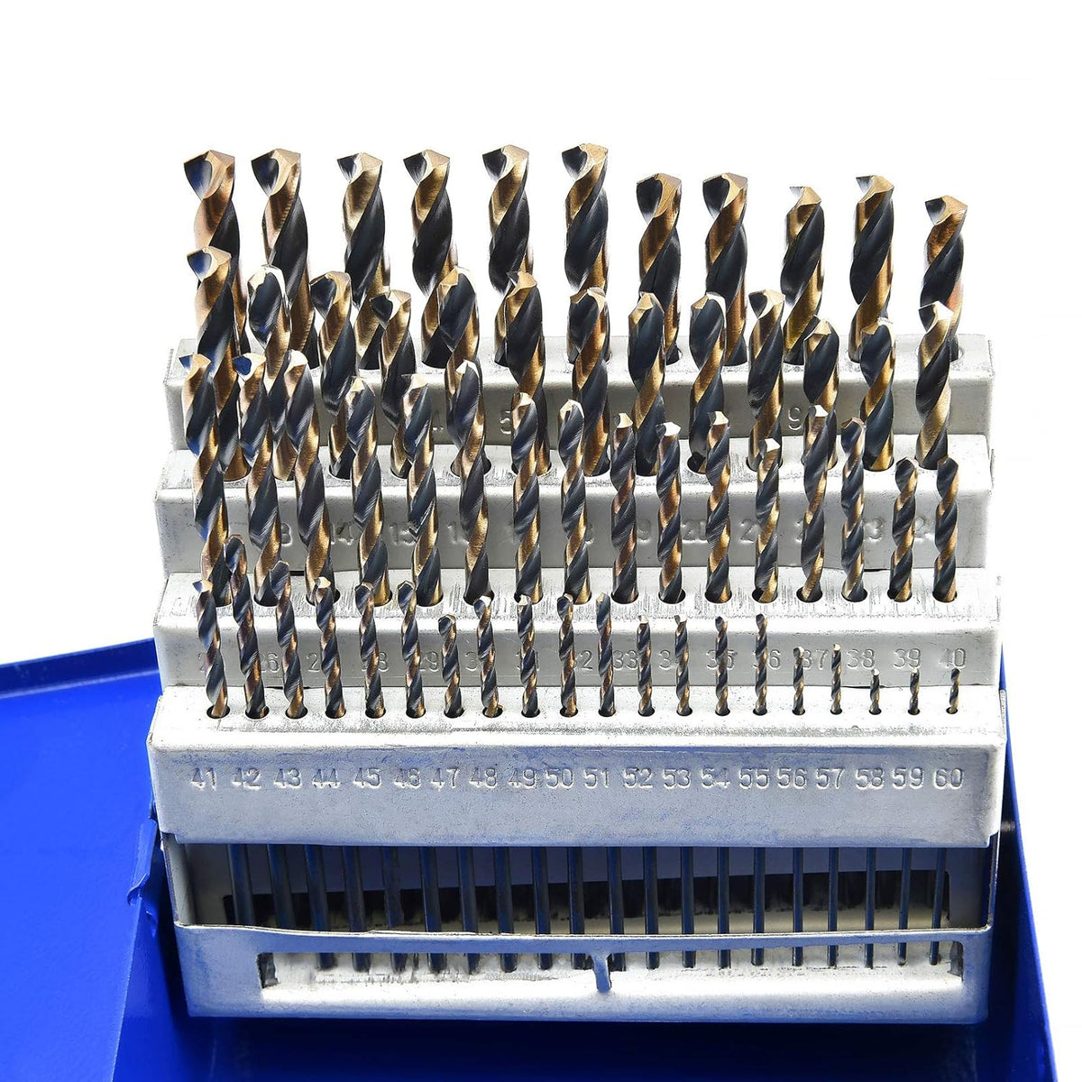 60 Piece High Speed Steel Twist Drill Bit Set M873