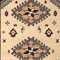 Ivory Bordered Area Rug I9150