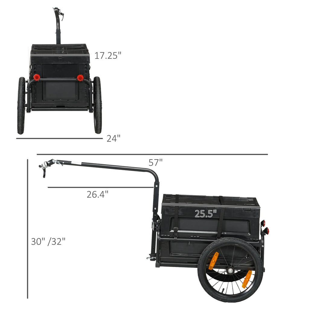 Bike Trailer Wagon with Storage Box K505895