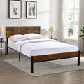 Twin Size Black Metal Bed Frame J97877