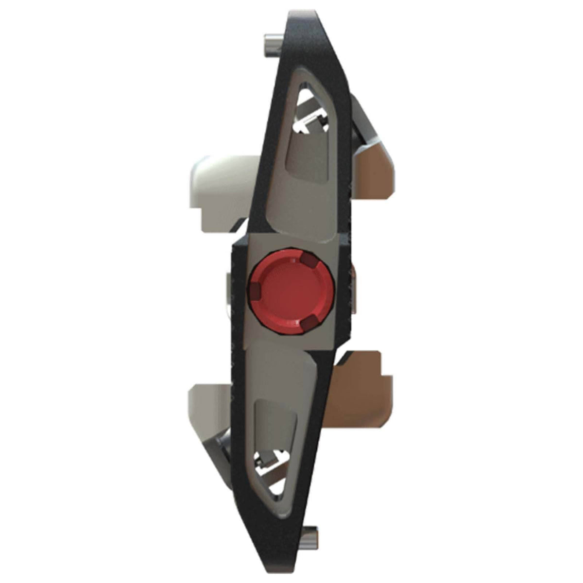 Black MTB Clipless Pedals Aluminum Body Cr-Mo Axle I1608