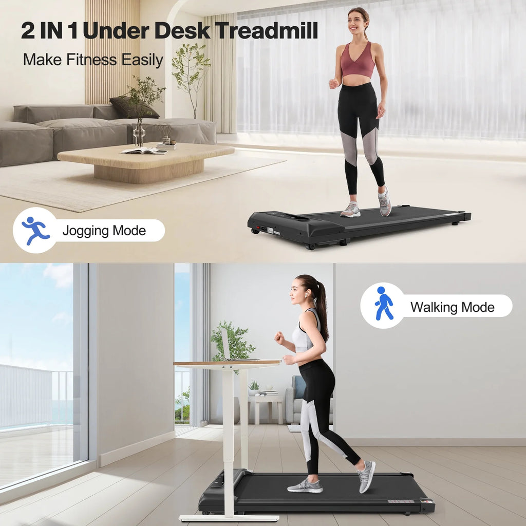 Under Desk Walking Pad 2.5HP Electric Treadmill N8155