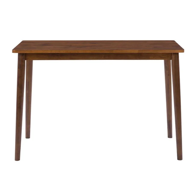 Warm Walnut Wood Dining Table with Splayed Legs A61469