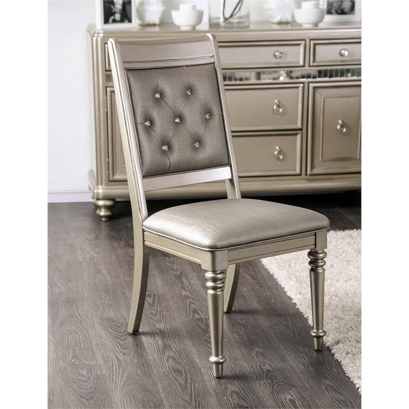 Faux Leather Dining Side Chair (Set of 2) H578
