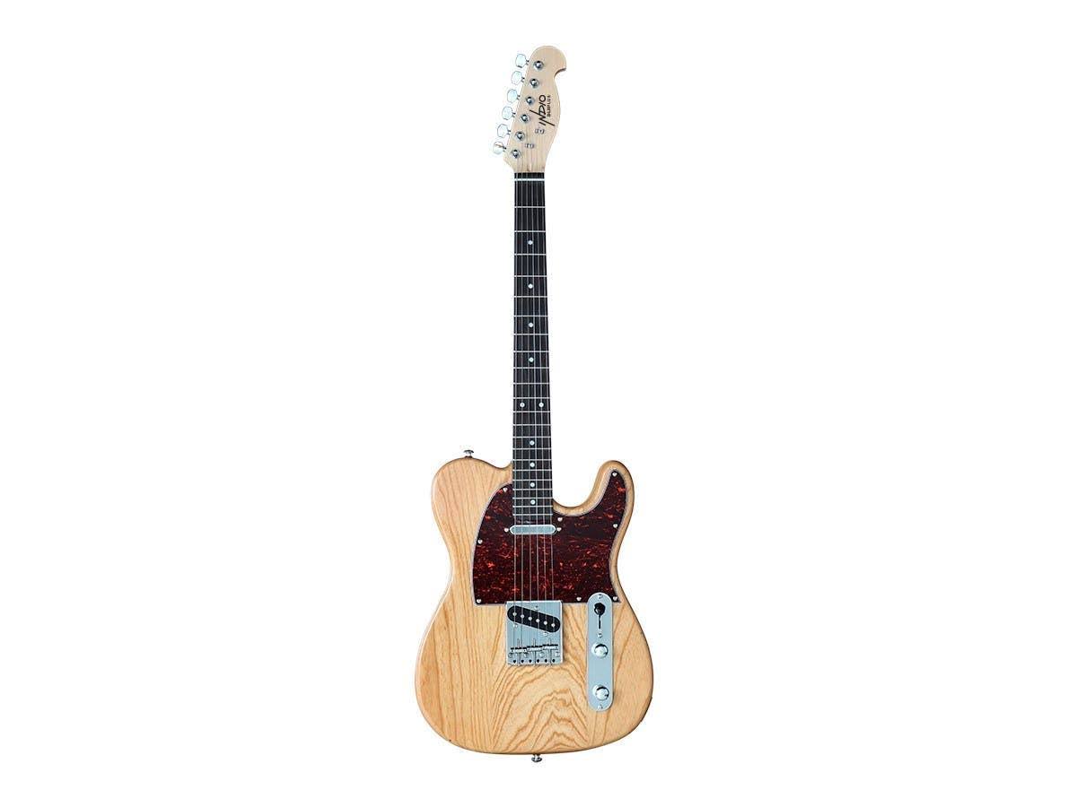 Natural Solid Ash Electric Guitar with Gig Bag Q593