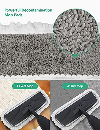 Microfibre Spray Floor Mops with 3 Mop Heads & 635 ML Bottle V65960