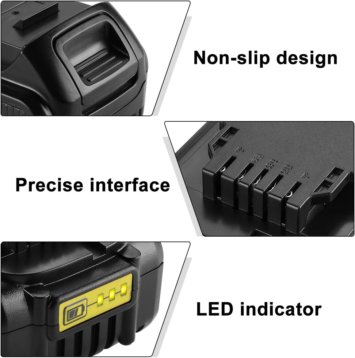 2 Pack 20V MAX Lithium Battery and Charger F907