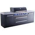 Black Stainless Steel Island Grill O255