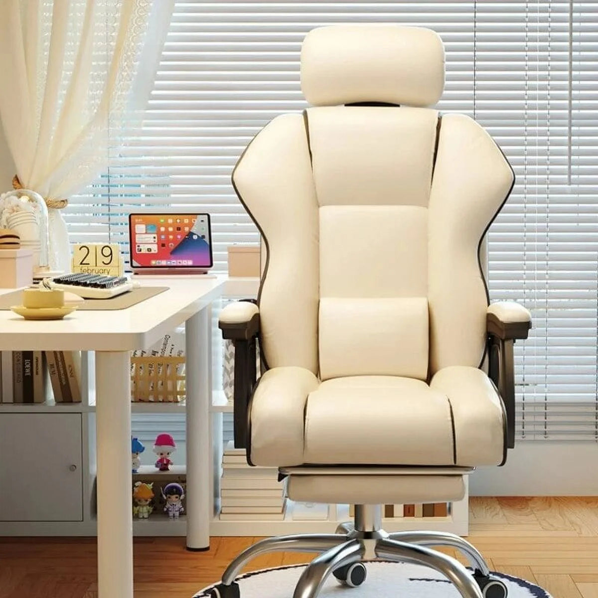 Ergonomic Reclining Leather Office Chair P7588