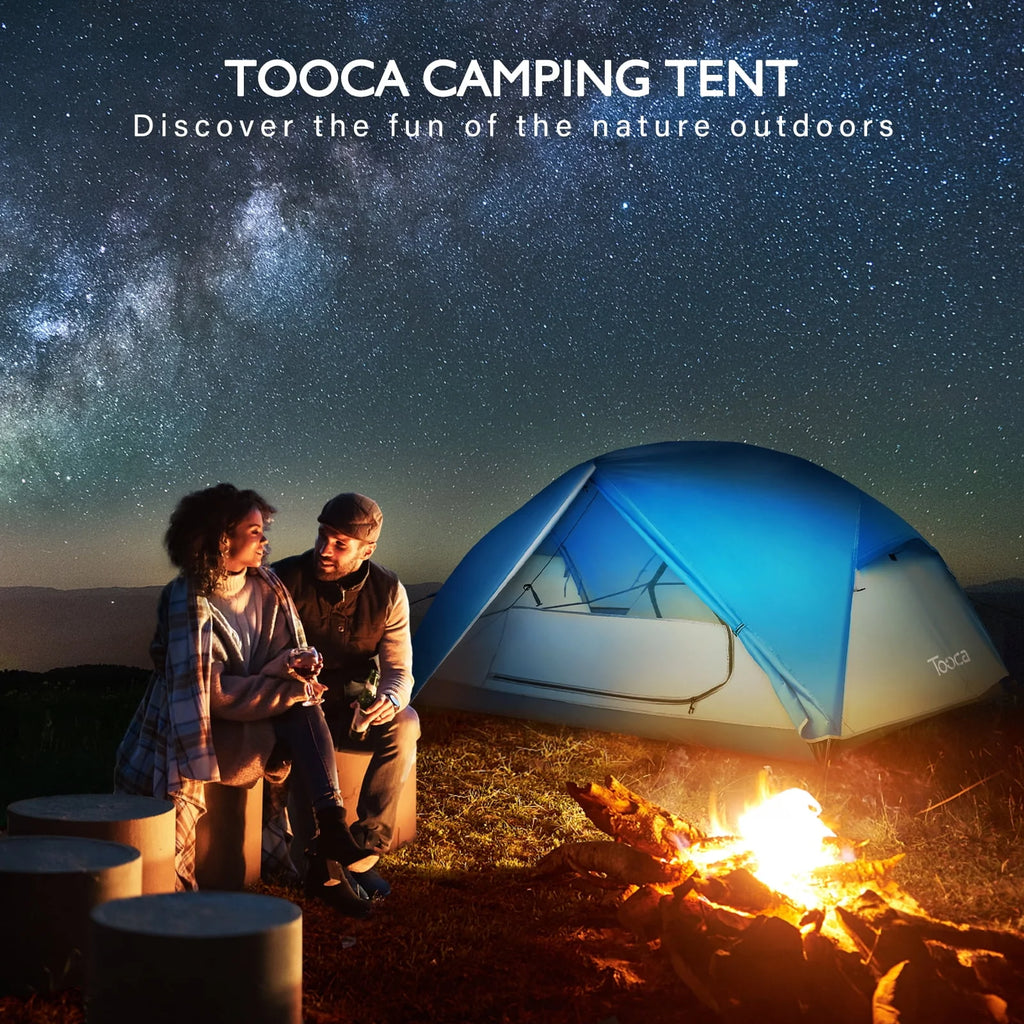 2-3 Person Waterproof Pop Up Camping Tent with Sun Shade H792394