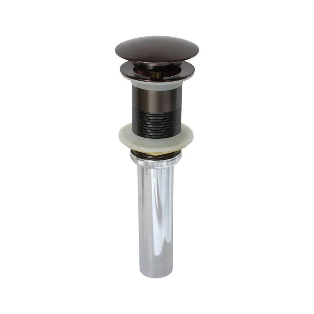 Oil Rubbed Bronze Bathroom Ensemble with Vessel Sink, Waterfall Faucet, Pop-Up Drain Z86204