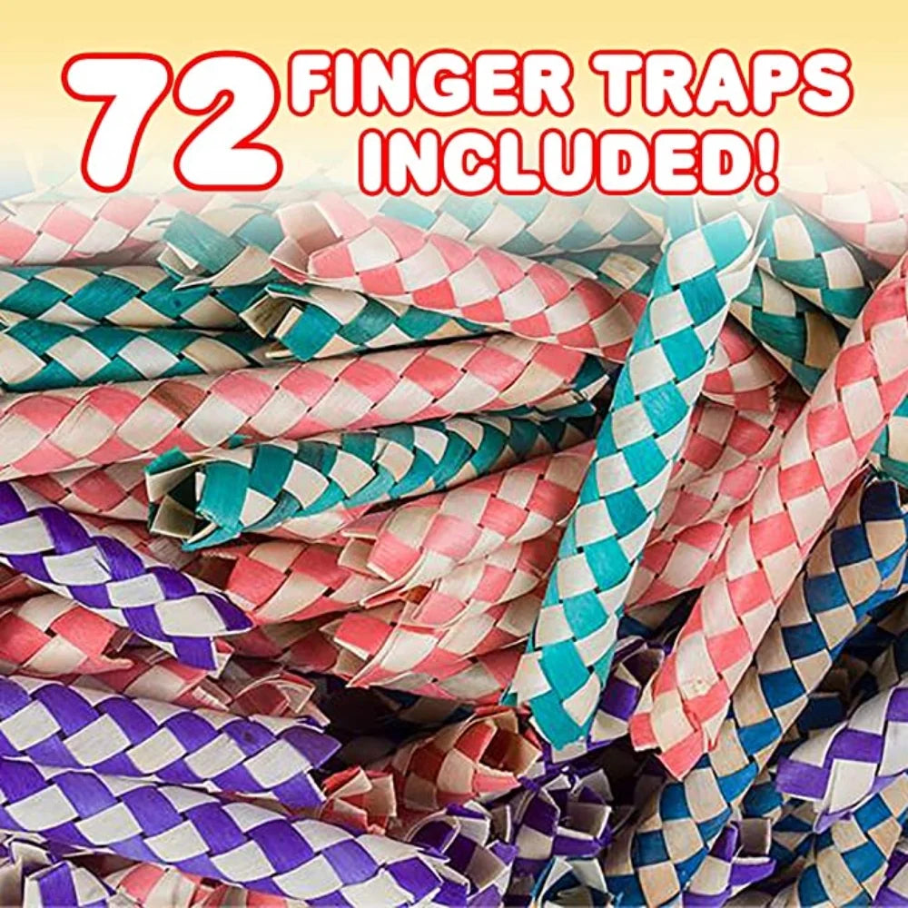 72Pcs Bamboo Finger Traps Y673939