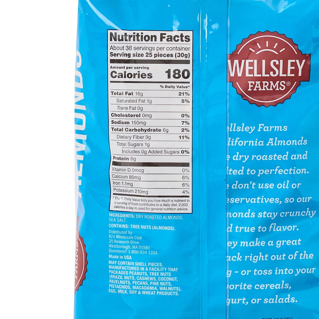 Almonds, 40 oz. W952590