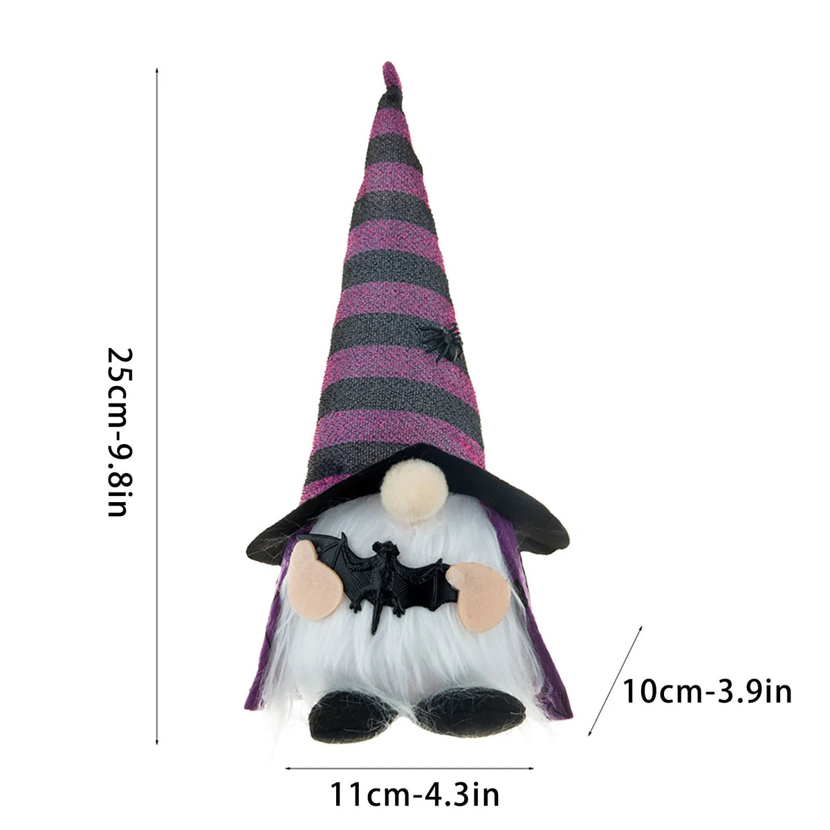 Glowing Gnome Ornament Doll F7655