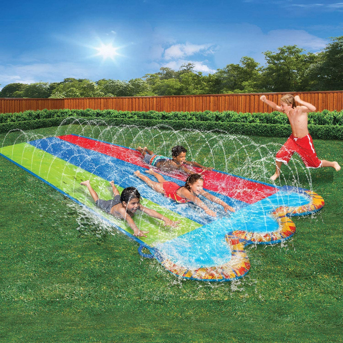 16 Ft Water Slide with 3 Bodyboards Z409