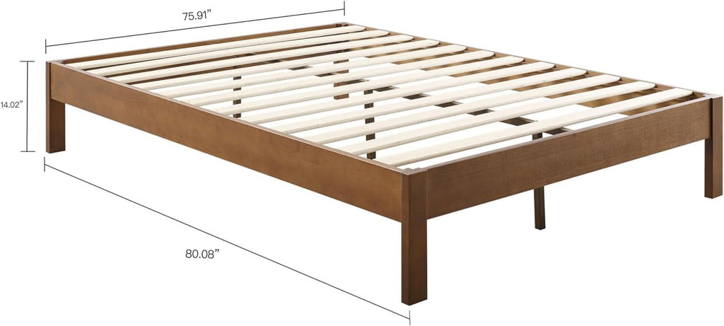 Wood Platform Bed Frame King K6356