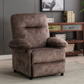Light Brown Heated Massage Recliner Sofa D178689