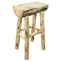 Counter Height Half Log Barstool Y249