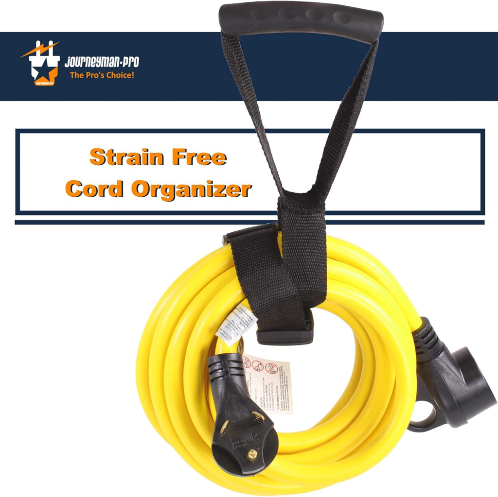 30A RV Power Extension Cord, 50 Feet, 125V, 30 AMP, Twist Lock Q958273