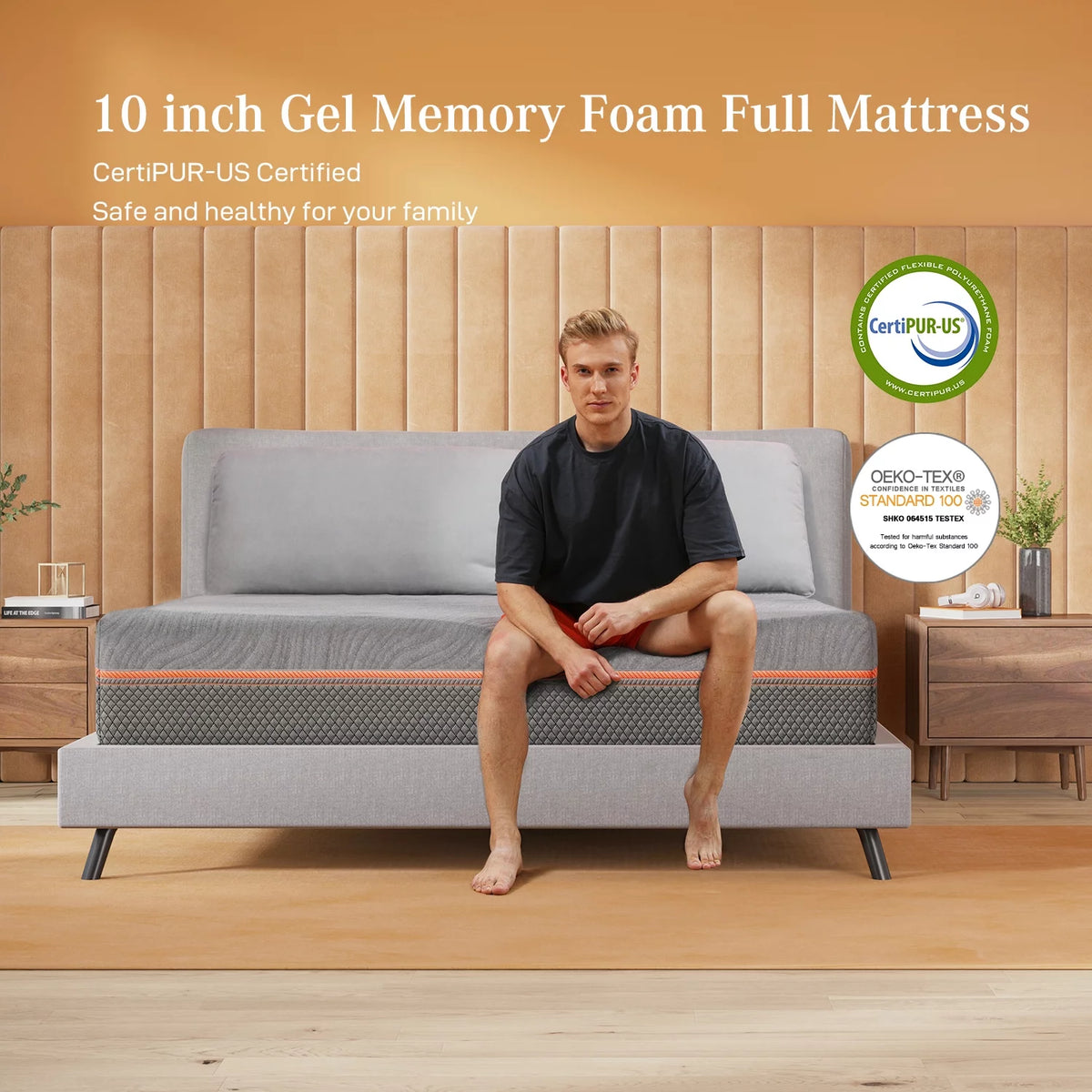 10 Cool Gel Memory Foam Mattress X5980