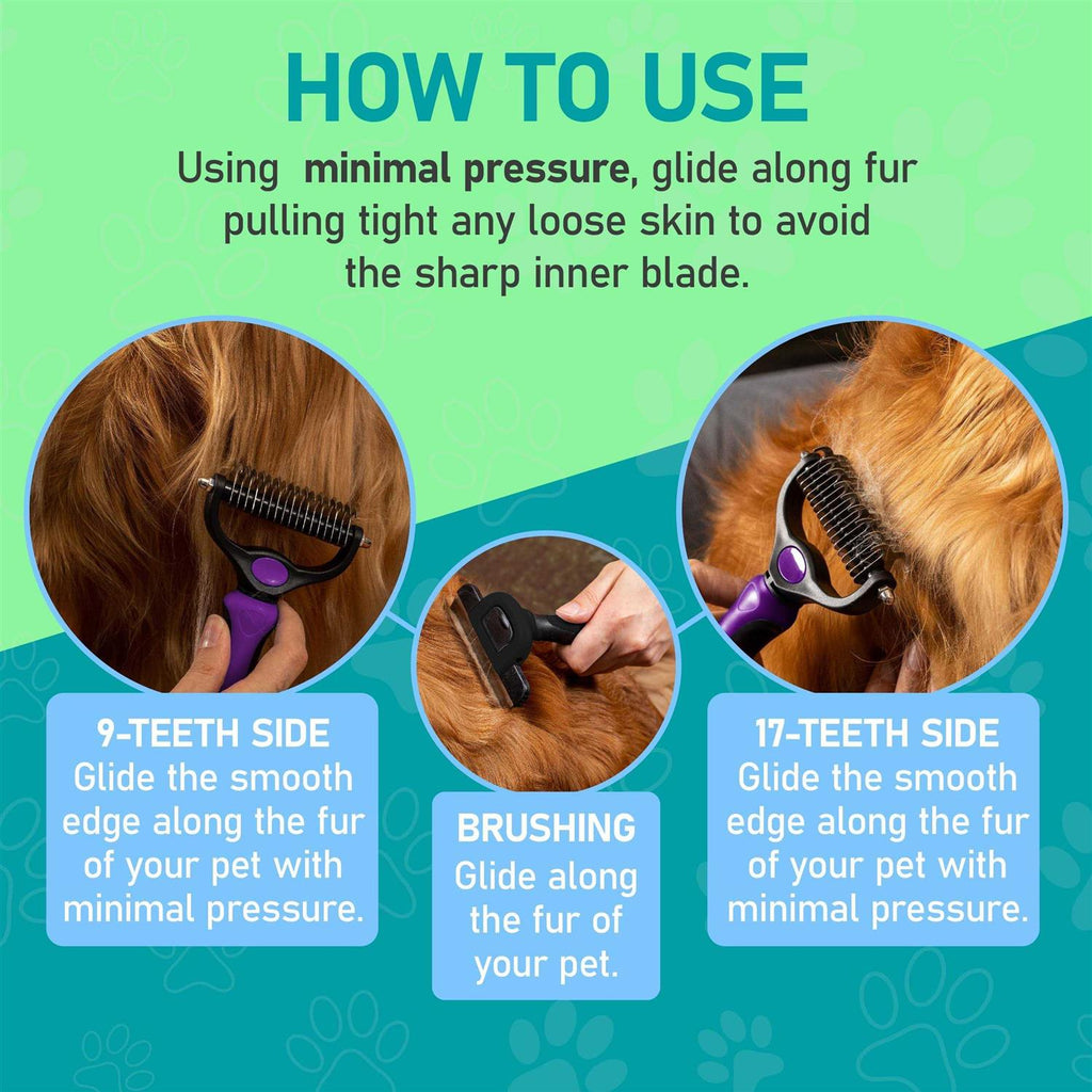 Double Sided Pet Grooming Brush F416