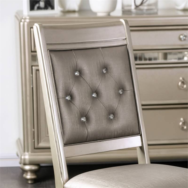 Faux Leather Dining Side Chair (Set of 2) H578