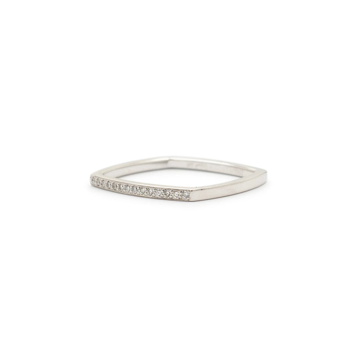 18K White Gold Diamond Wedding Band P846621