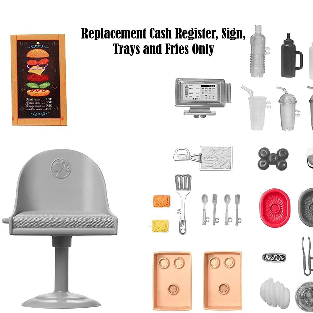 Replacement Cash Register, Sign, Trays and Fries N62247