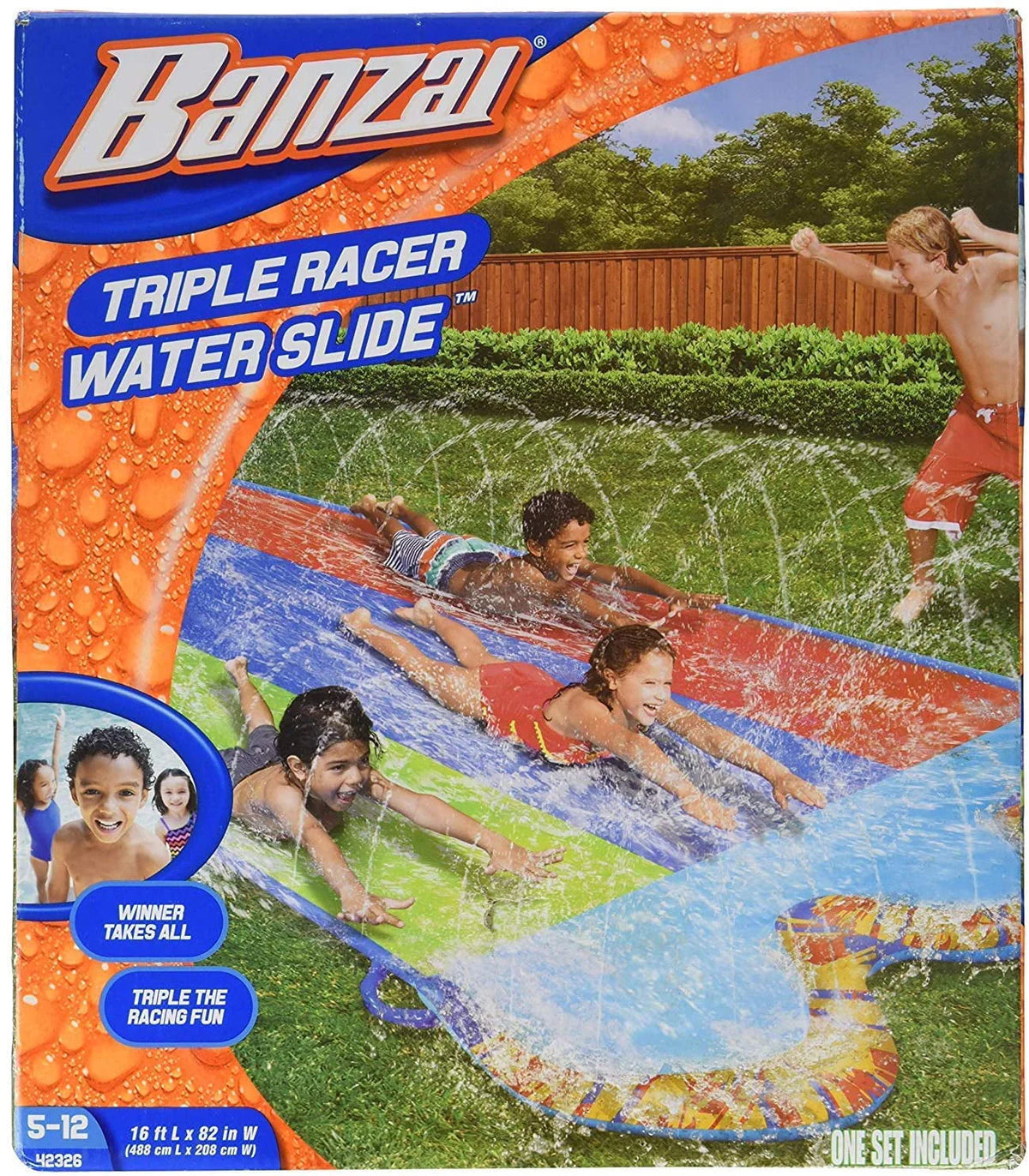 16 Ft Water Slide with 3 Bodyboards Z409