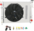 2 Row All Aluminum Radiator with Shroud Fan and Thermostat Relay Kits H46376