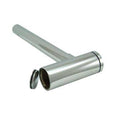 Satin Brass Round Bottle Trap with Clean Out Plug Y973683