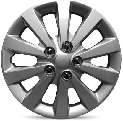 16 inch Silver Hubcap Set of 4 Pcs J4467